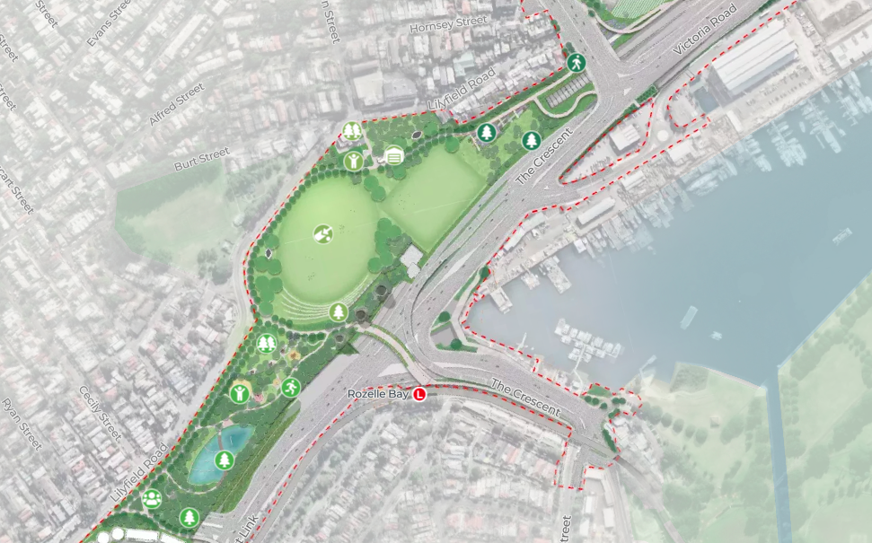 Artists impression – Rozelle Interchange Project