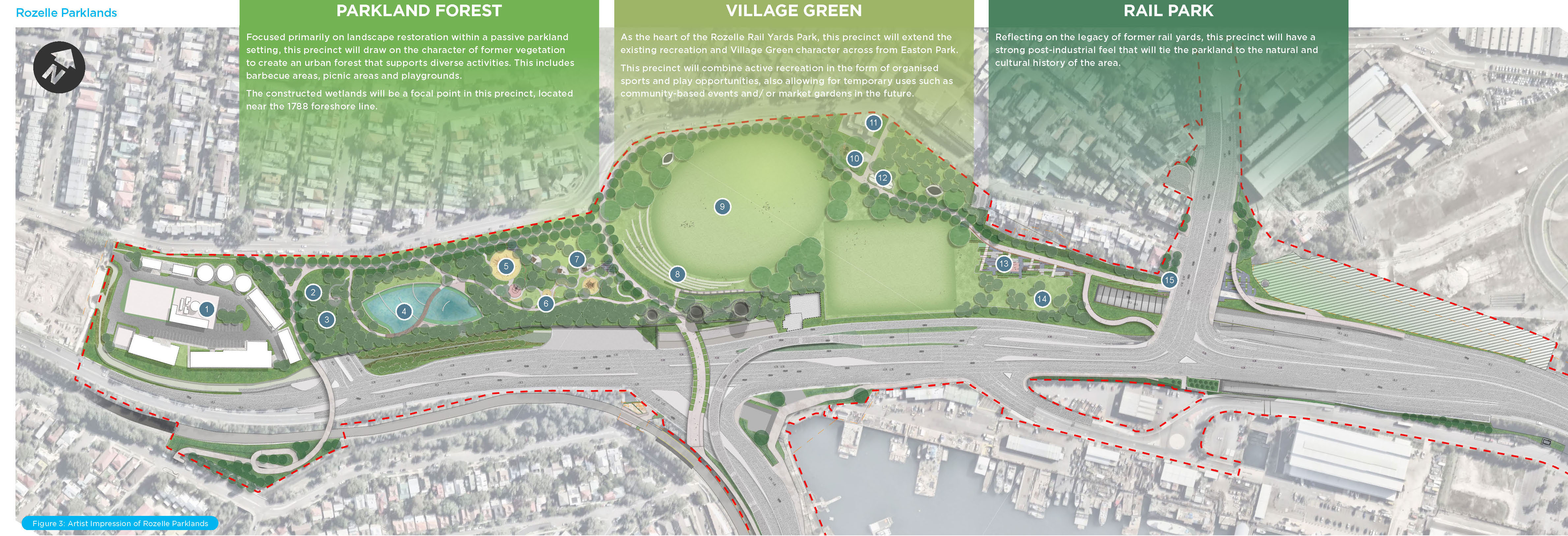 Rozelle Parklands NSW Transport