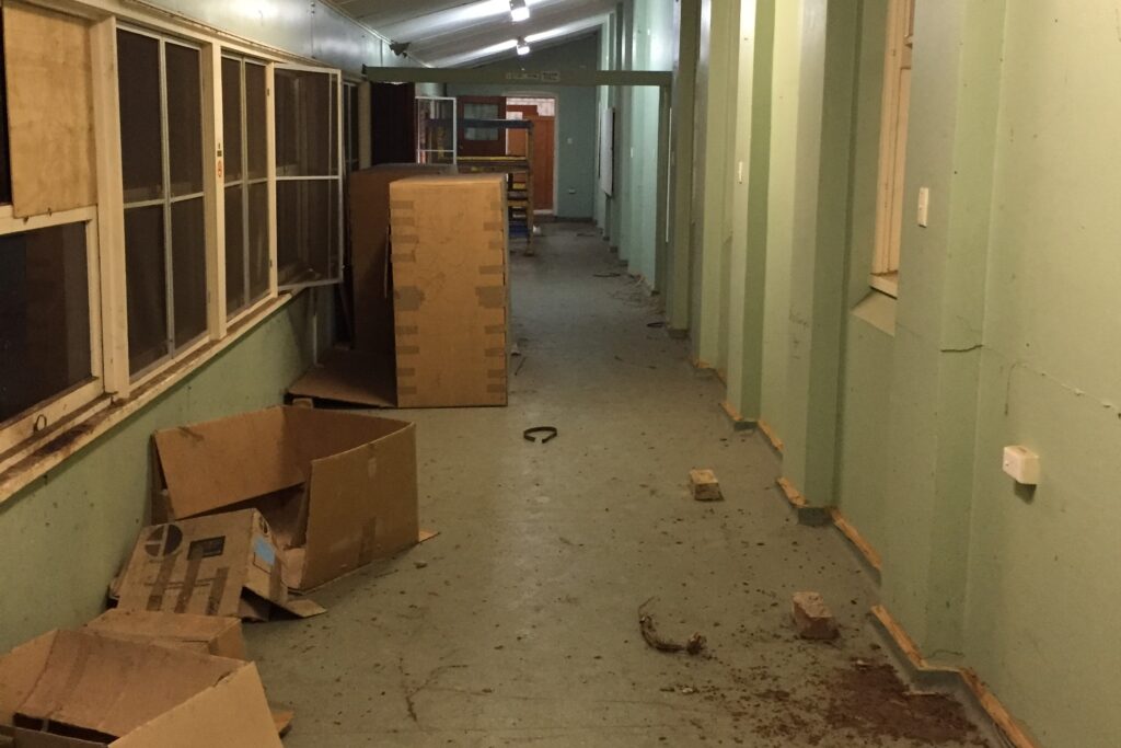 Verandah 2 outside Building 497 in Callan Park - 2018