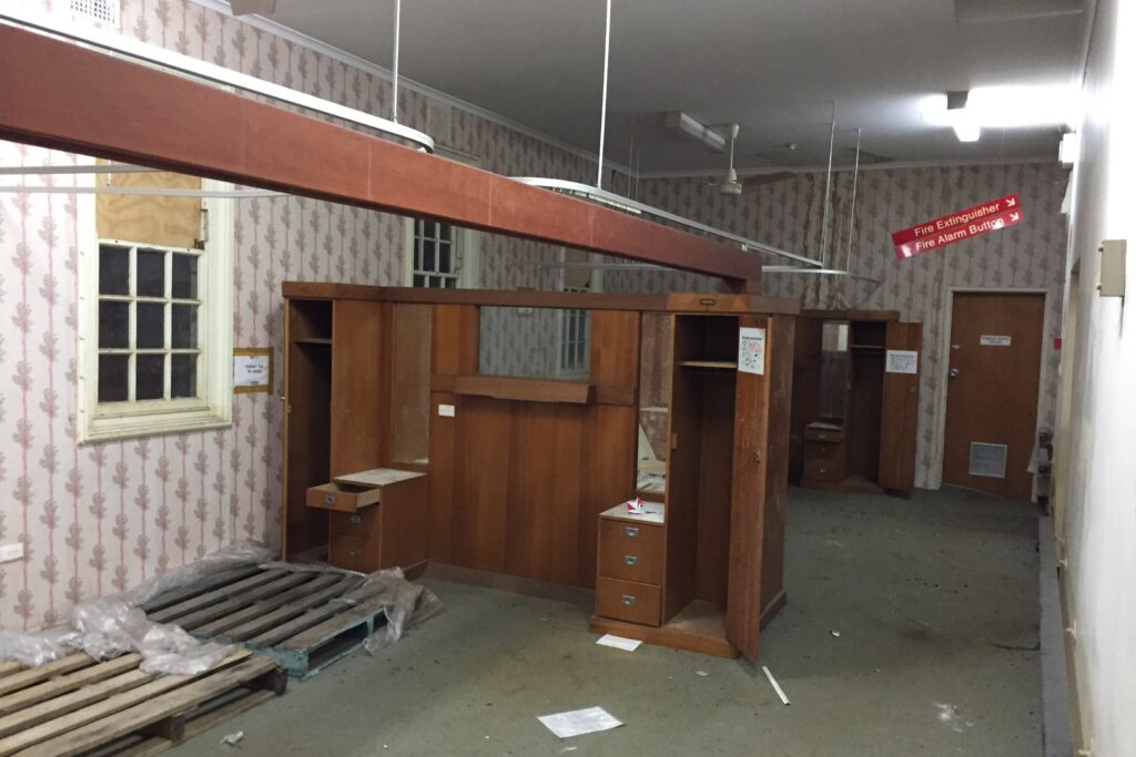 Room 21 inside Building 497 in Callan Park - 2018