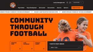 Image of new BDFC website